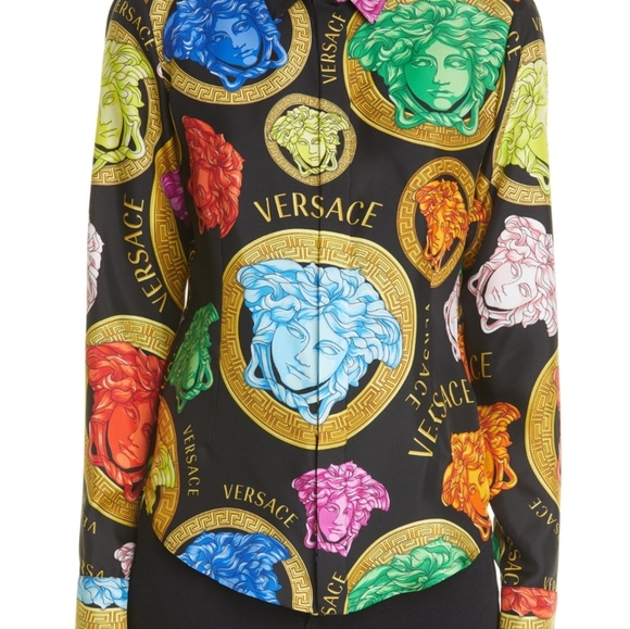 Versace Medusa Amplified Silk Blouse - Picture 2 of 2